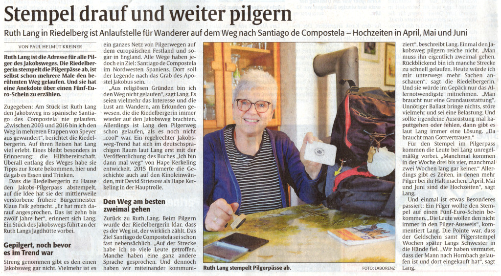 RHEINPFALZ 17. Mai 2023